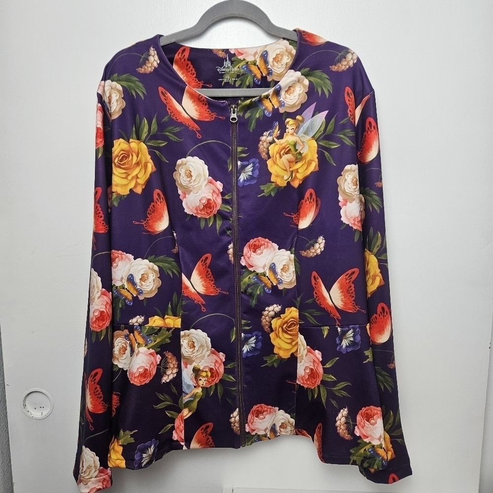 disneys Tinker bell zip-up jacket disneyparks